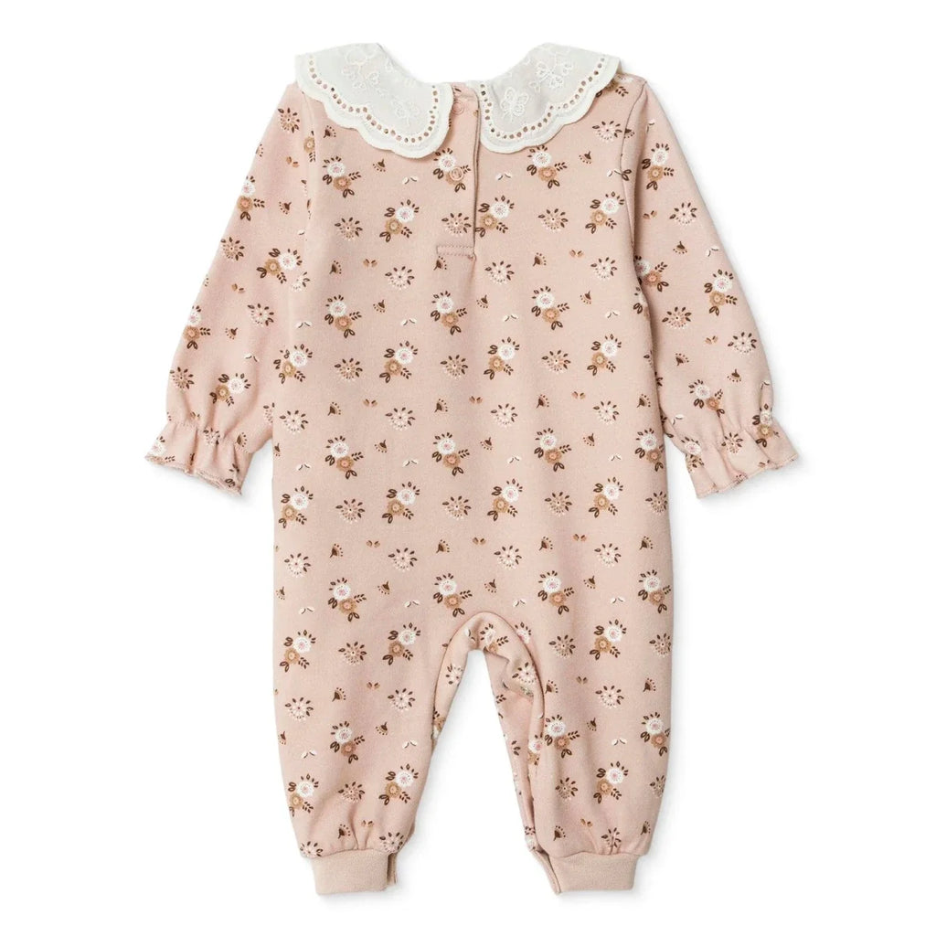 HelloBaby Floral Print Footless Baby Sleepsuit (Newborn to 6-9 Months) - Pink