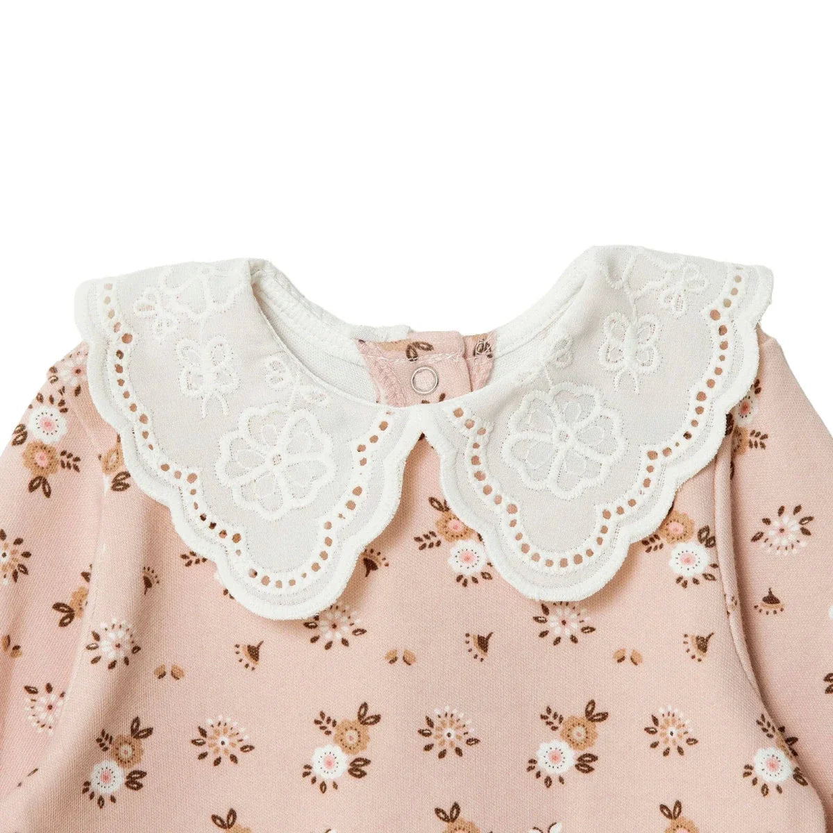 HelloBaby Floral Print Footless Baby Sleepsuit (Newborn to 6-9 Months) - Pink