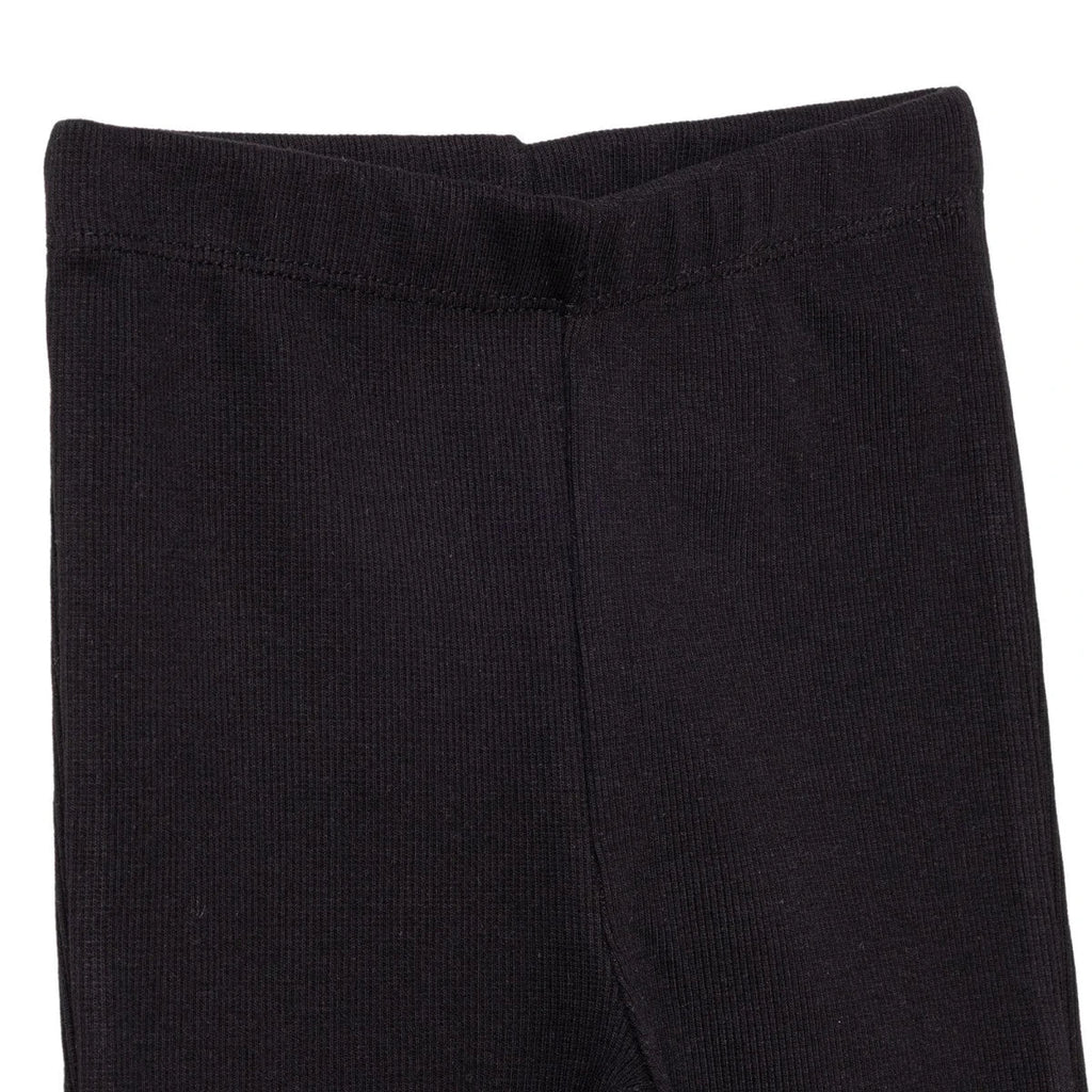 HelloBaby Ribbed Baby Leggings (3-6 Months to 4-5 Years) - Black