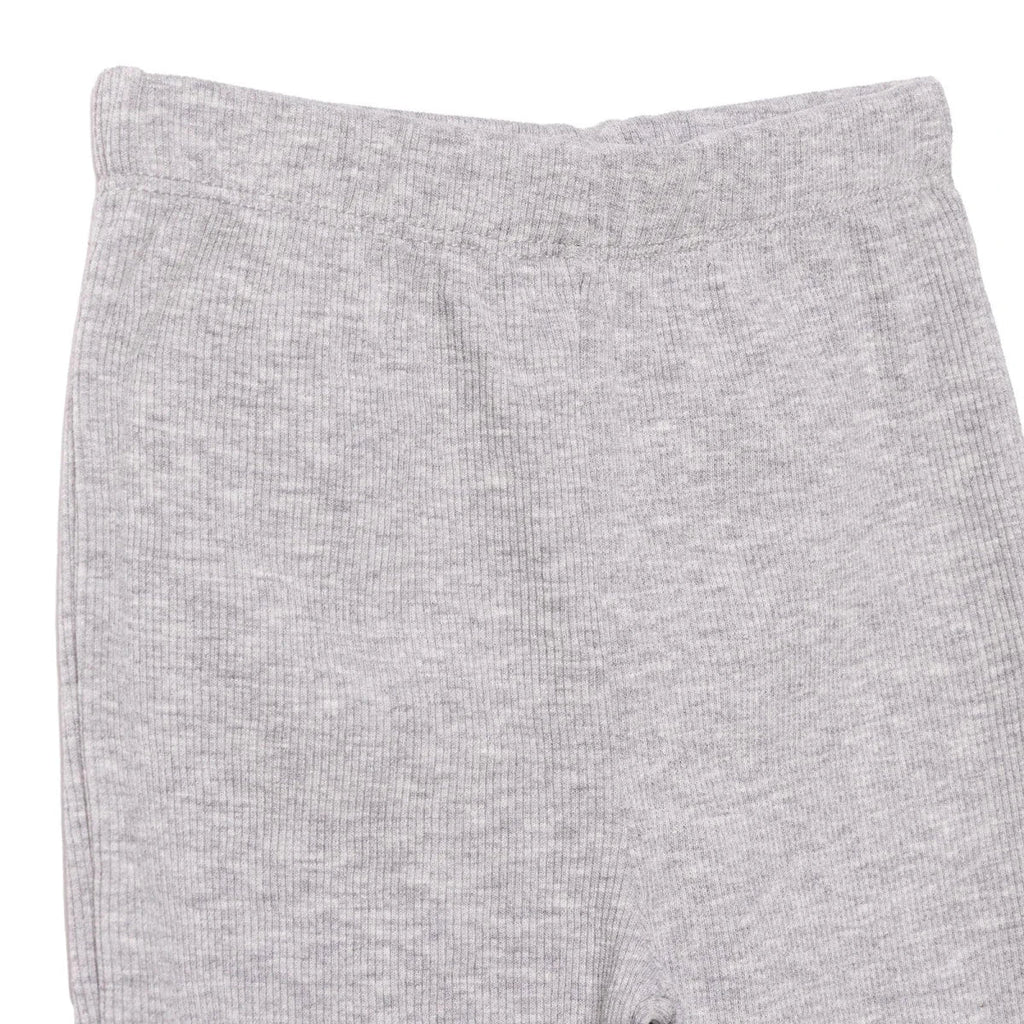 HelloBaby Ribbed Baby Leggings (3-6 Months to 4-5 Years) - Grey Melange