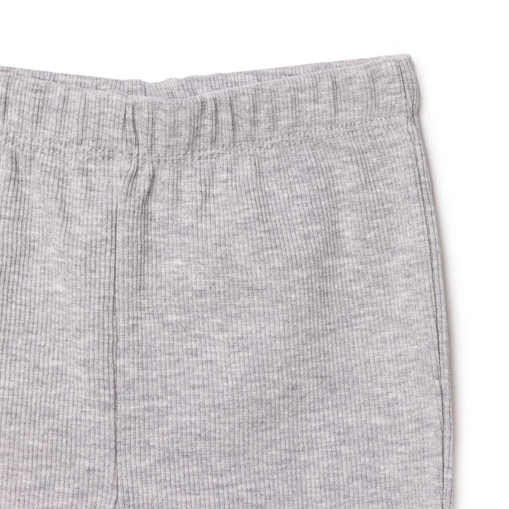 HelloBaby Ribbed Baby Leggings (3-6 Months to 4-5 Years) - Grey Melange