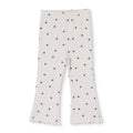 HelloBaby Floral Print Lightweight Ribbed Baby Leggings (3-6 Months to 4-5 Years) - Ecru Printed