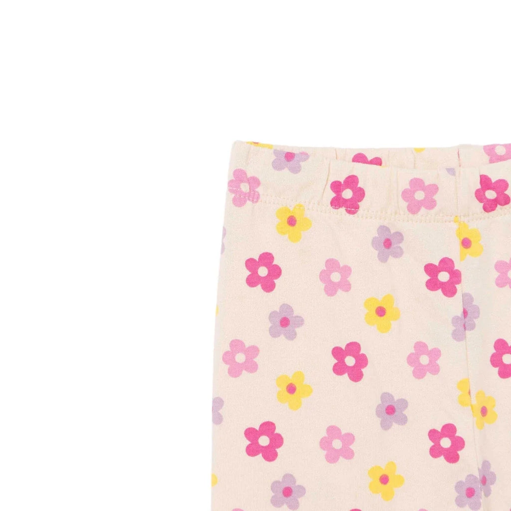 HelloBaby Single Jersey Baby Leggings (3-6 Months to 4-5 Years) - Ecru Printed