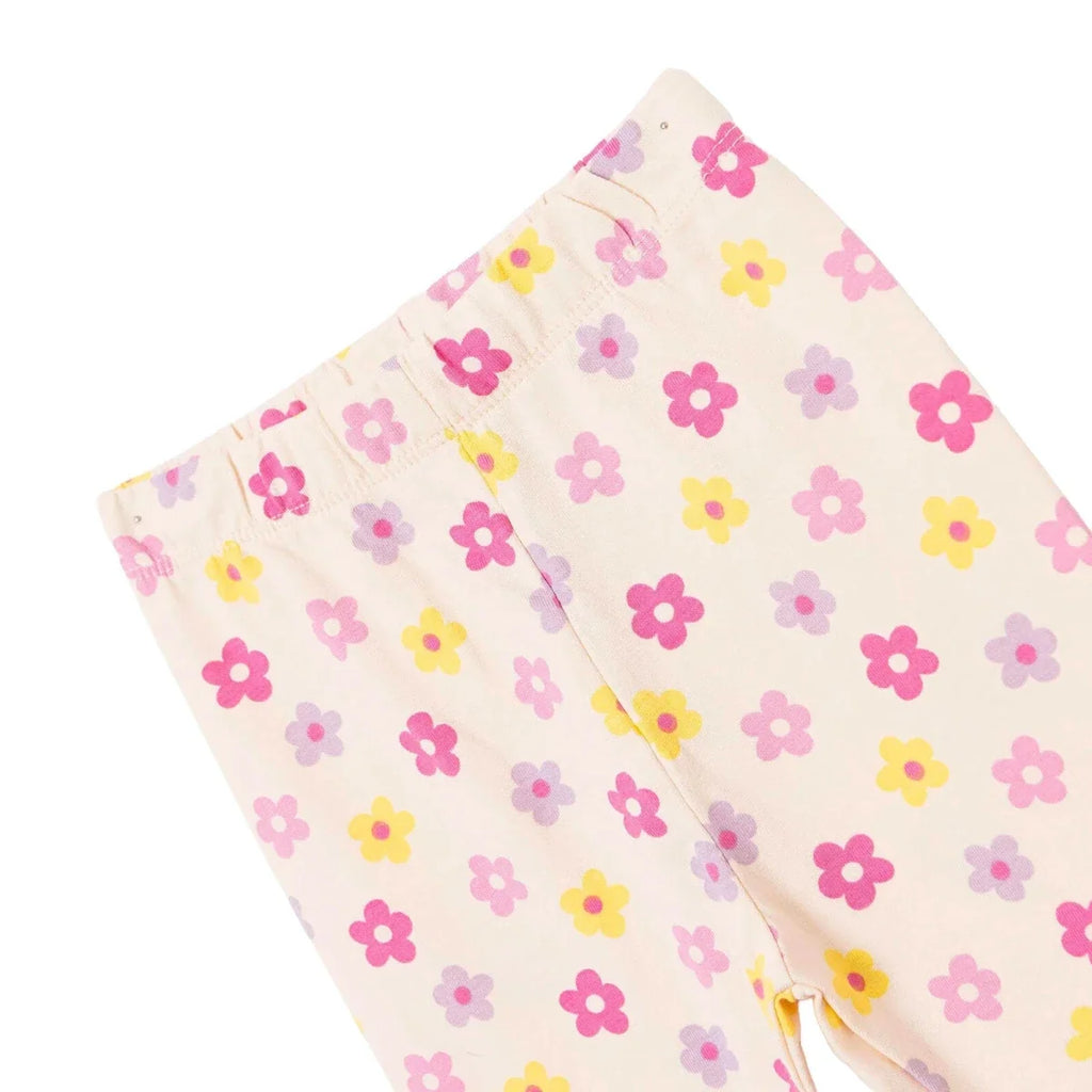 HelloBaby Single Jersey Baby Leggings (3-6 Months to 4-5 Years) - Ecru Printed
