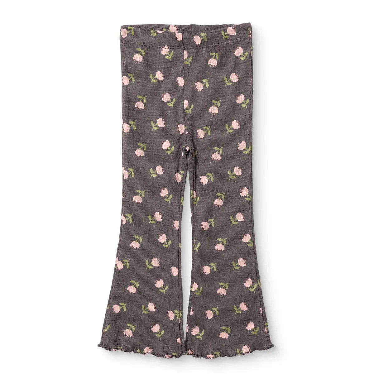 HelloBaby Ribbed Baby Leggings (6-9 Months to 4-5 Years) - Grey Printed