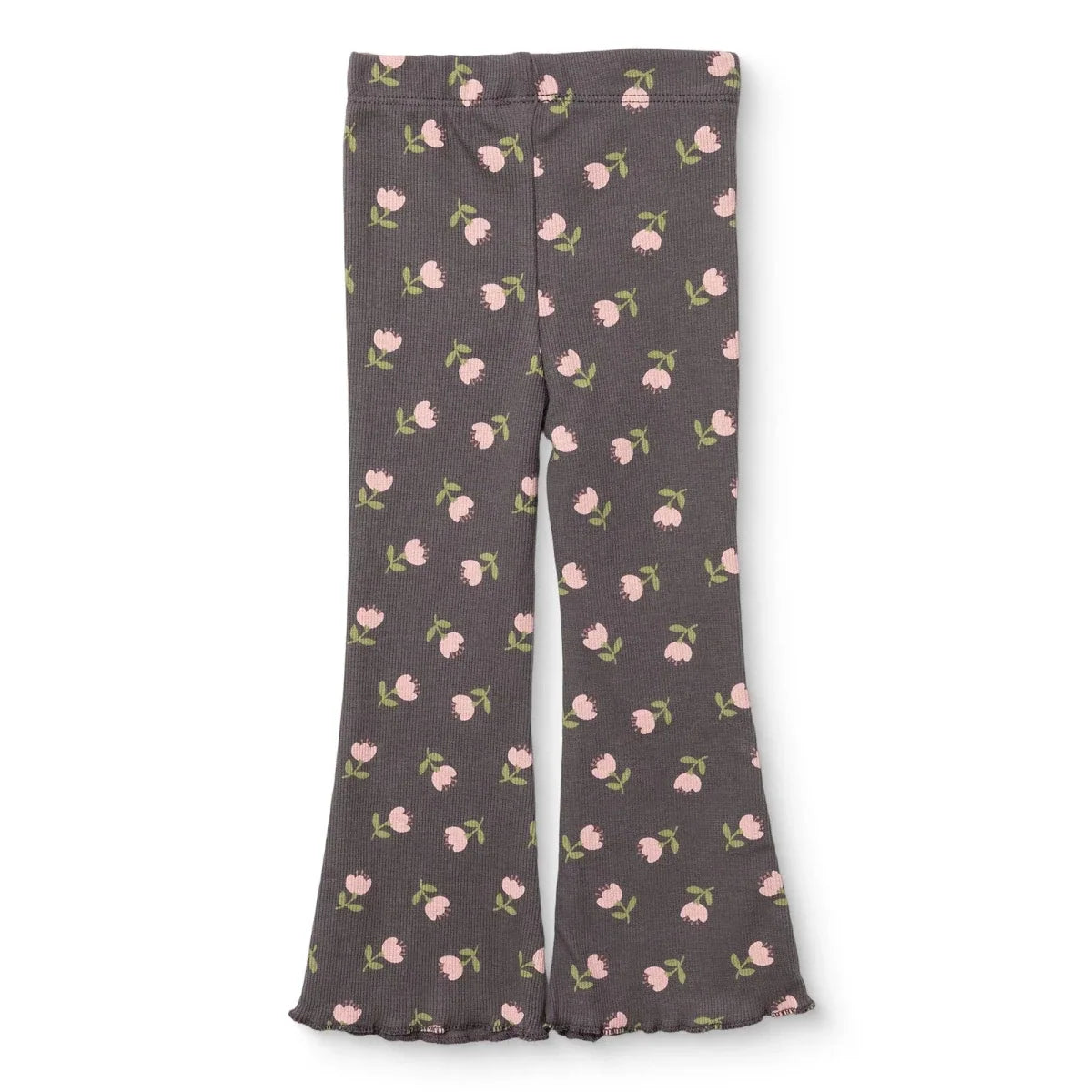 HelloBaby Ribbed Baby Leggings (6-9 Months to 4-5 Years) - Grey Printed