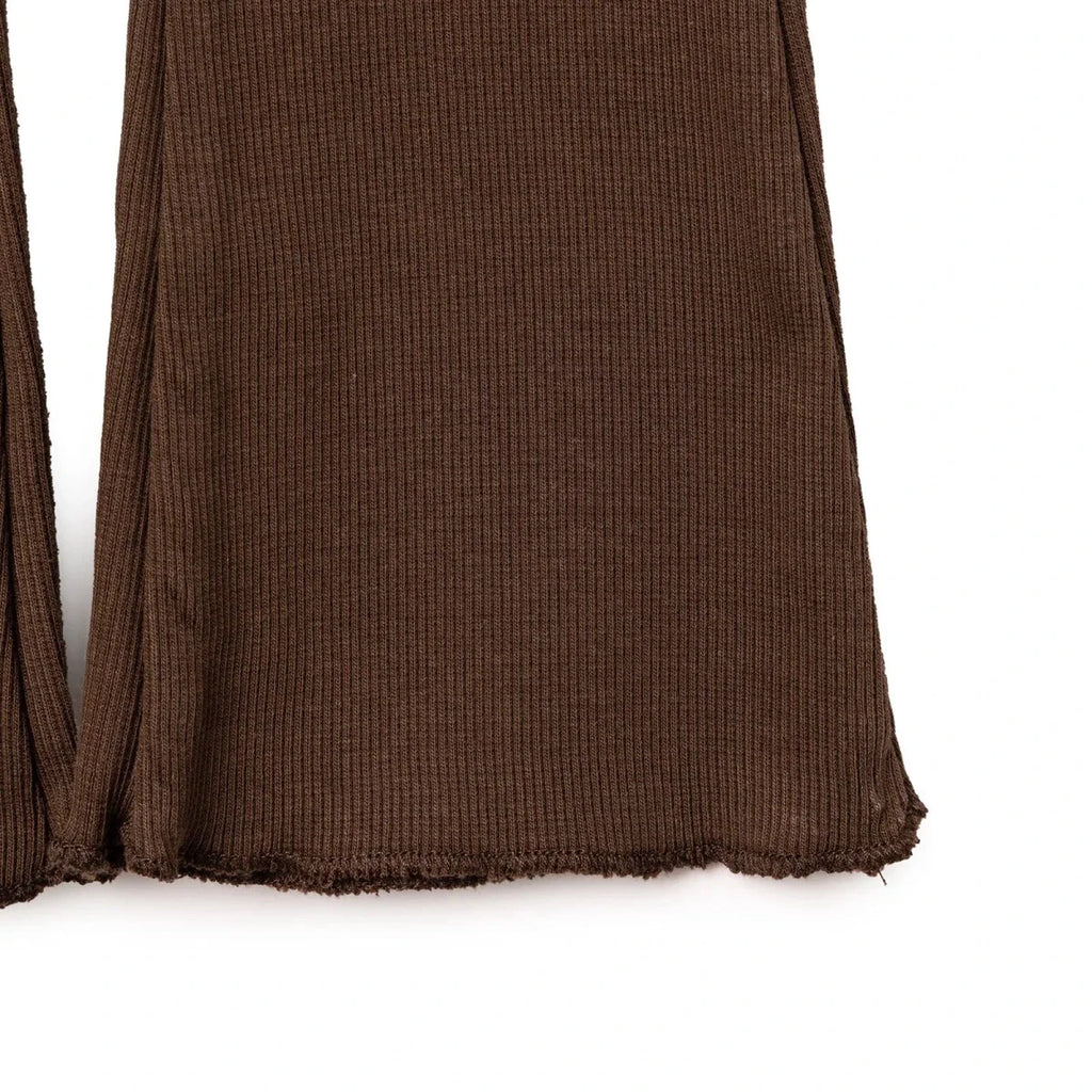 HelloBaby Ribbed Baby Leggings (6-9 Months to 4-5 Years) - Brown