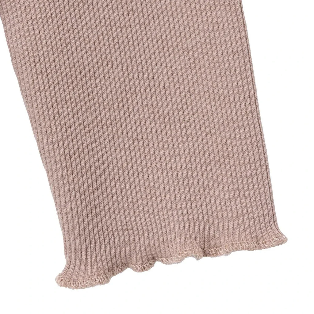 HelloBaby Frill Neck Embroidered Long Sleeve Baby T-Shirt (3-6 Months to 2-3 Years) - Brown