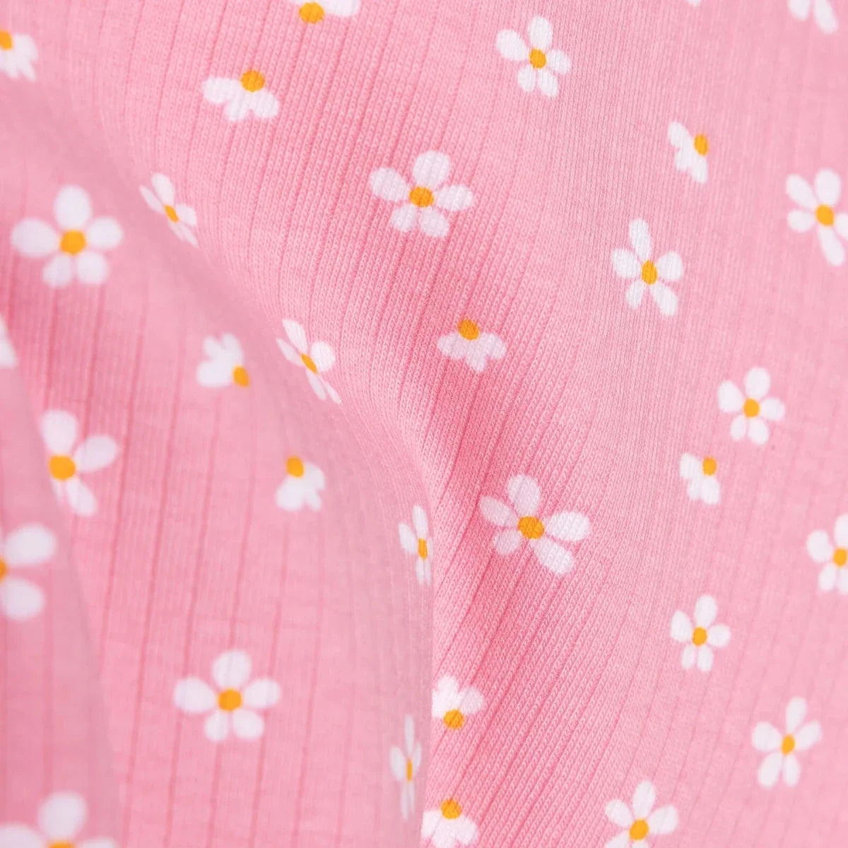 HelloBaby Daisy Print Long Sleeve Baby T-Shirt (3-6 Months to 2-3 Years) - Pink Printed