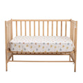 Little Dreams Car Print Fitted Cot Bed Sheet (70 x 140 cm) - Ecru Printed