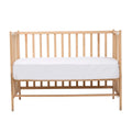 Little Dreams Plain Fitted Cot Bed Sheet (70 x 140 cm) - White