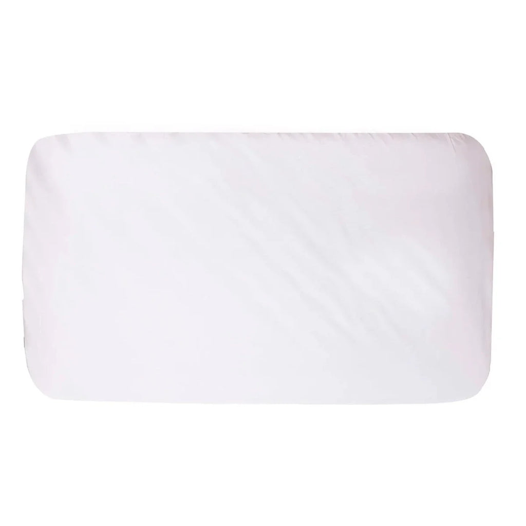 Little Dreams Plain Fitted Cot Bed Sheet (70 x 140 cm) - White