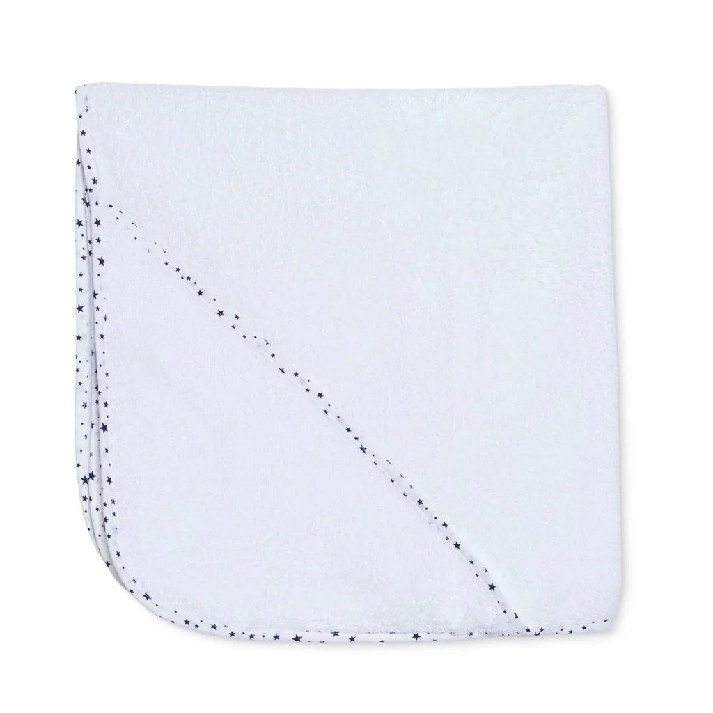 Mollia Star Print Baby Bath Towel (75 x 75 cm) - White
