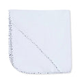 Mollia Star Print Baby Bath Towel (75 x 75 cm) - White