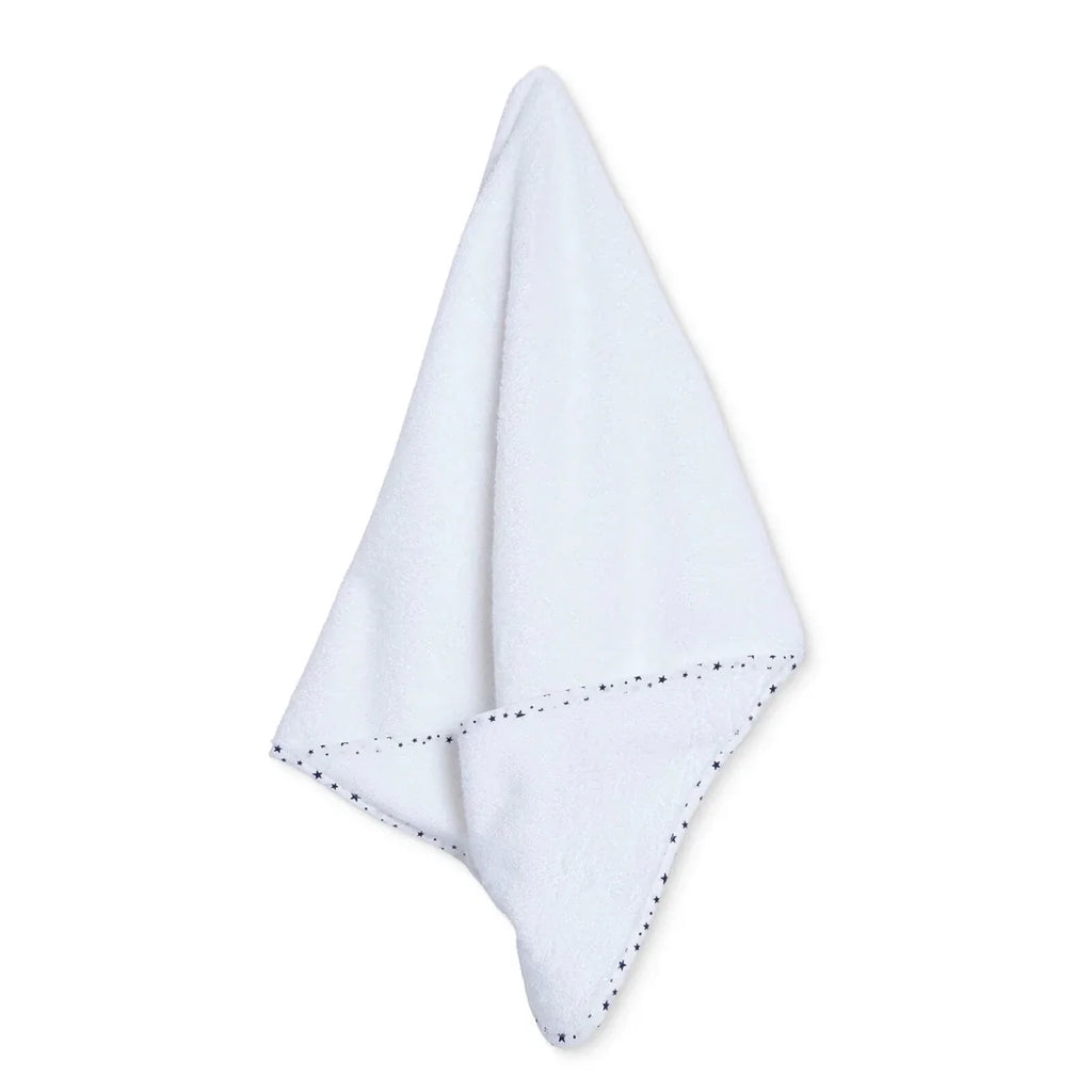 Mollia Star Print Baby Bath Towel (75 x 75 cm) - White