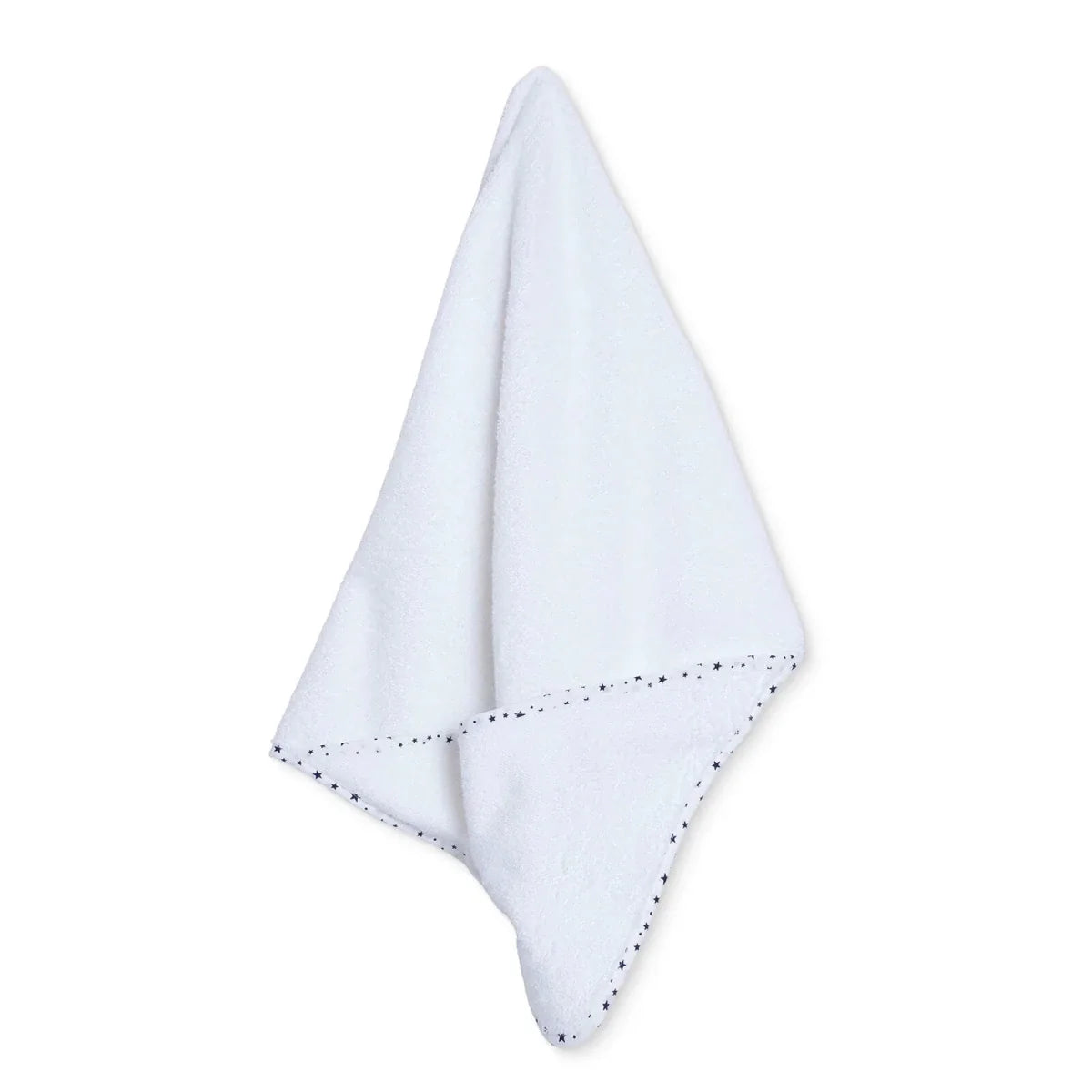 Mollia Star Print Baby Bath Towel (75 x 75 cm) - White