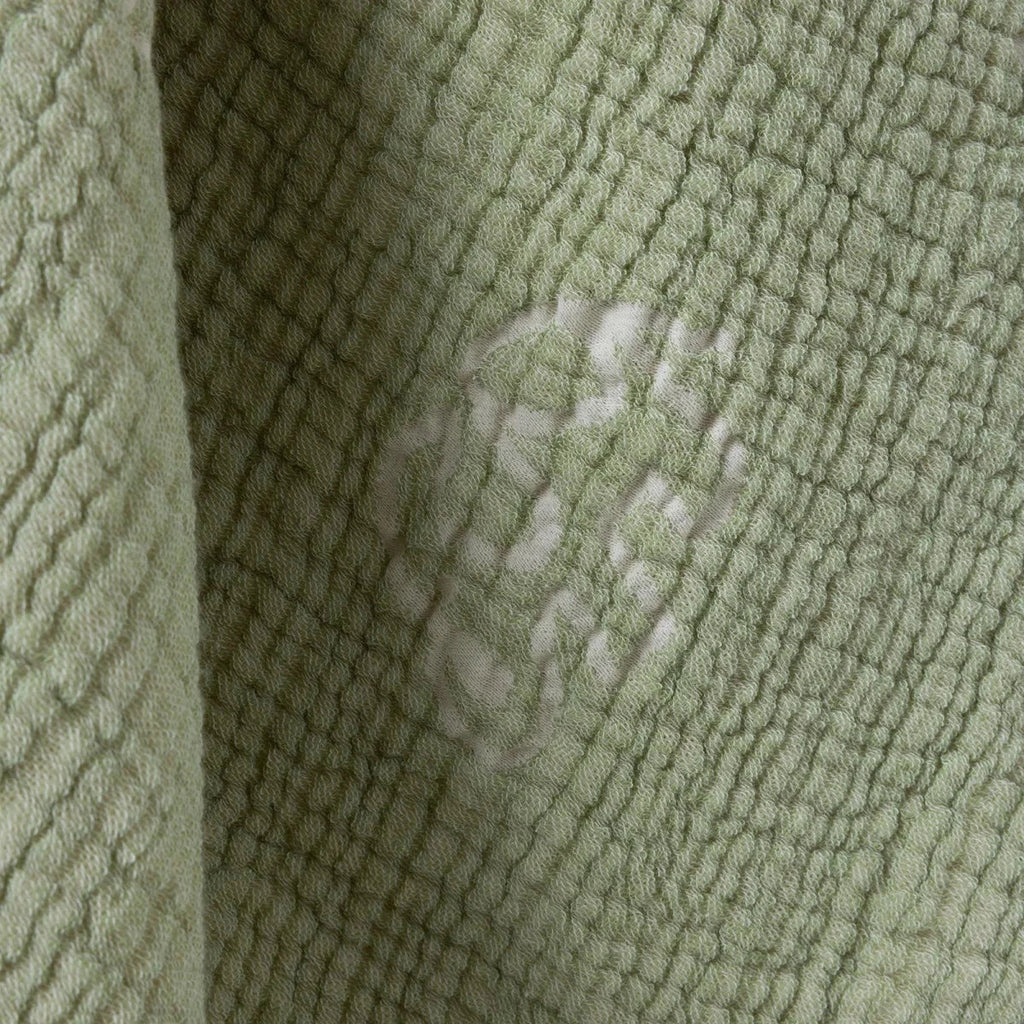 Mollia Vehicle Print Muslin Baby Blanket (80 x 100 cm) - Green
