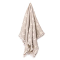 Mollia Moon & Star Print Muslin Baby Blanket (80 x 100 cm) - Grey