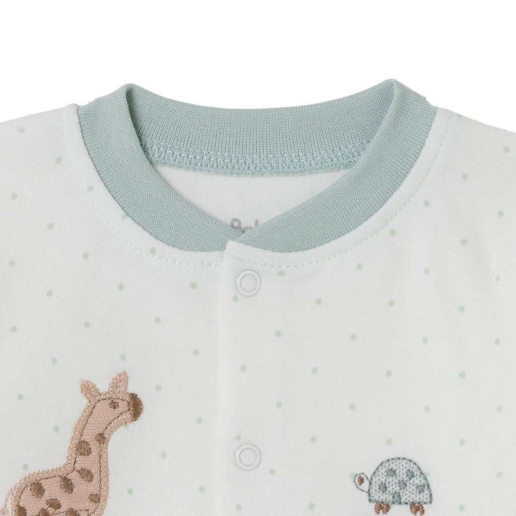 Bebetto Animal Print Baby Cardigan & Footed Leggings (Newborn to 6-9 Months) - Multicolour