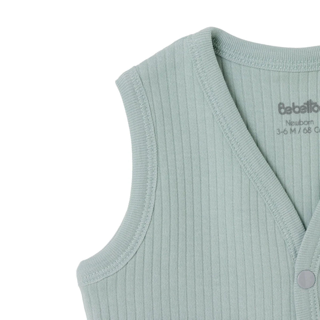 Bebetto Pocket V Neck Animal Print Baby Gilet (1-3 Months to 12 Months) - Multicolour