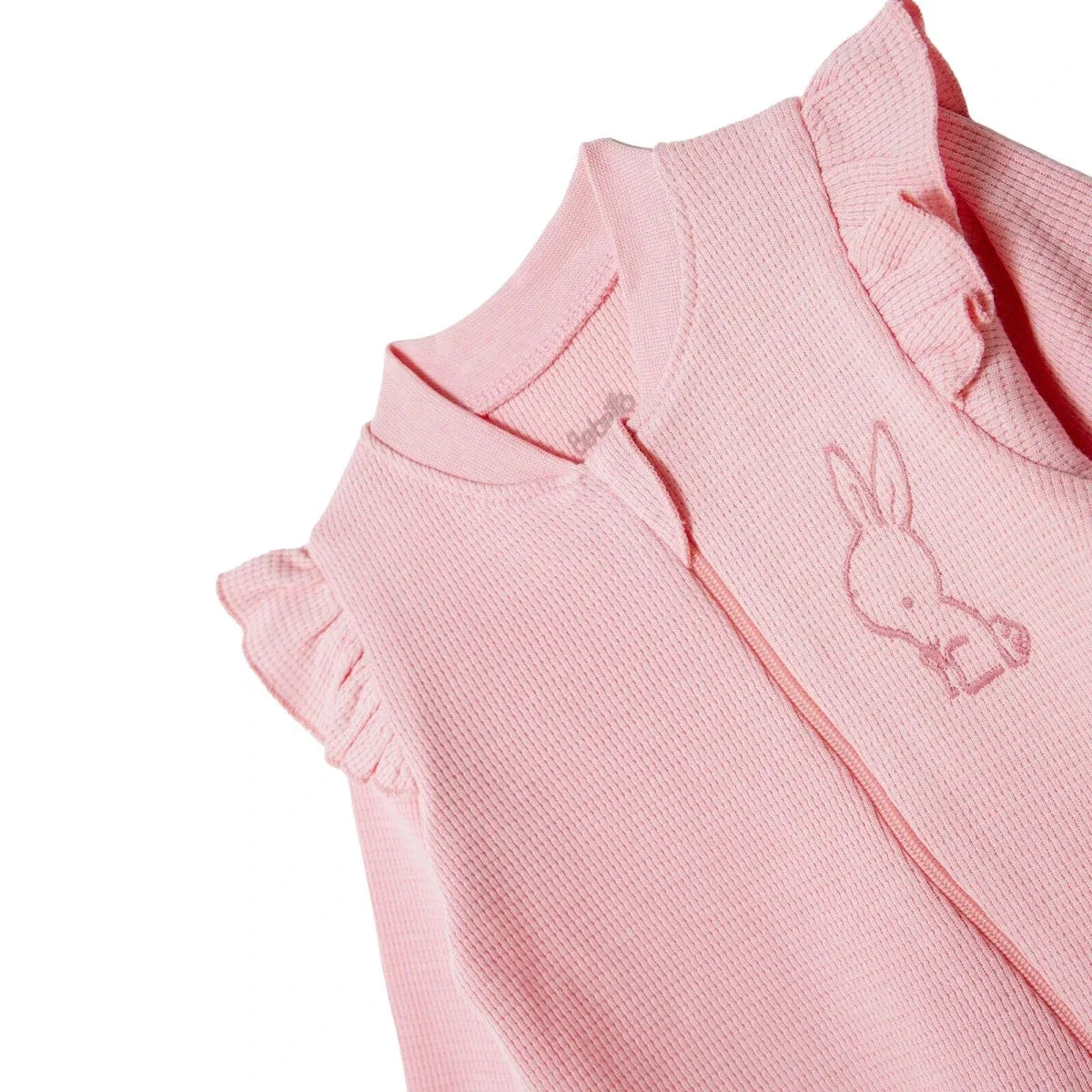 Bebetto Long Sleeve Footless Baby Sleepsuit (1-3 Months to 12 Months) - Pink