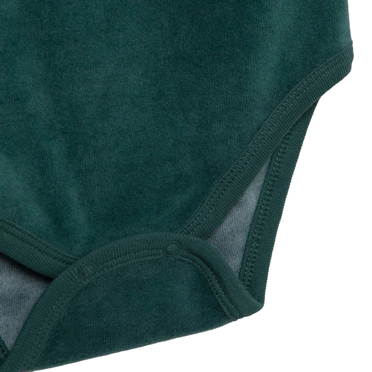 HelloBaby Reindeer Long Sleeve Velour Baby Bodysuit (1-3 Months to 2-3 Years) - Green