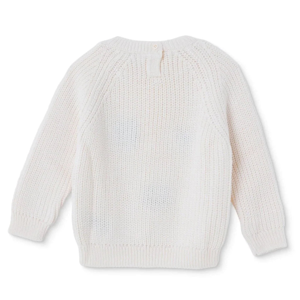 HelloBaby Animal Motif Knitted Baby Jumper (9-12 Months to 3-4 Years) - Ecru
