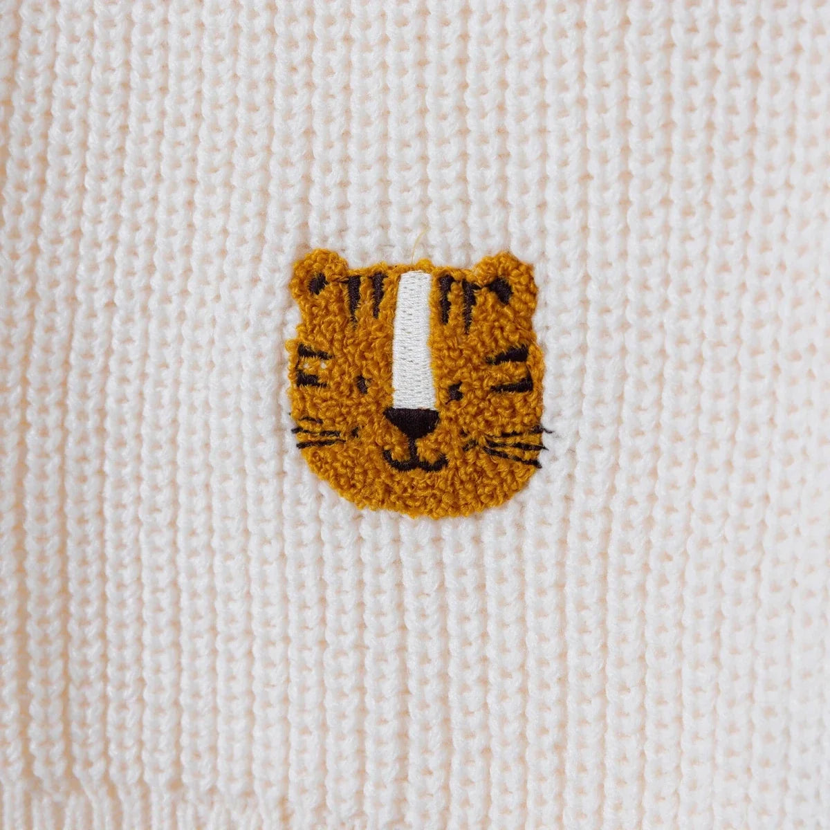 HelloBaby Animal Motif Knitted Baby Jumper (9-12 Months to 3-4 Years) - Ecru