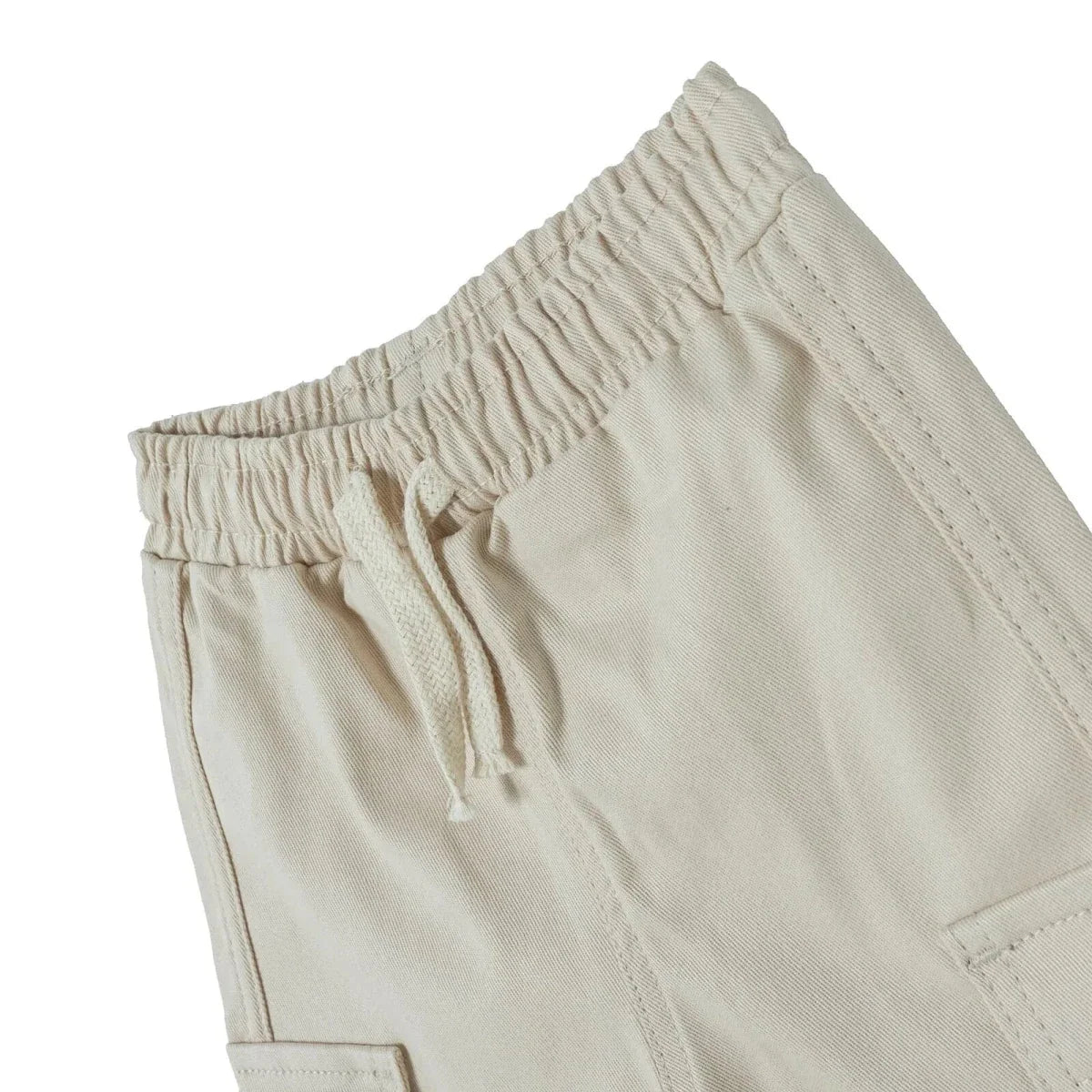 HelloBaby Drawstring Gabardine Baby Trousers (6-9 Months to 4-5 Years) - Ecru