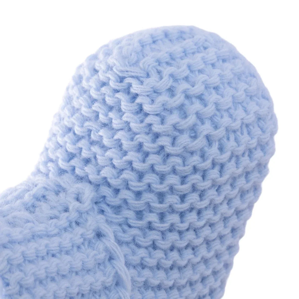 Kitti Knitted Baby Booties (One Size) - Blue