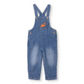 HelloBaby Dinosaur Print Denim Baby Dungarees (3-6 Months to 3-4 Years) - Blue