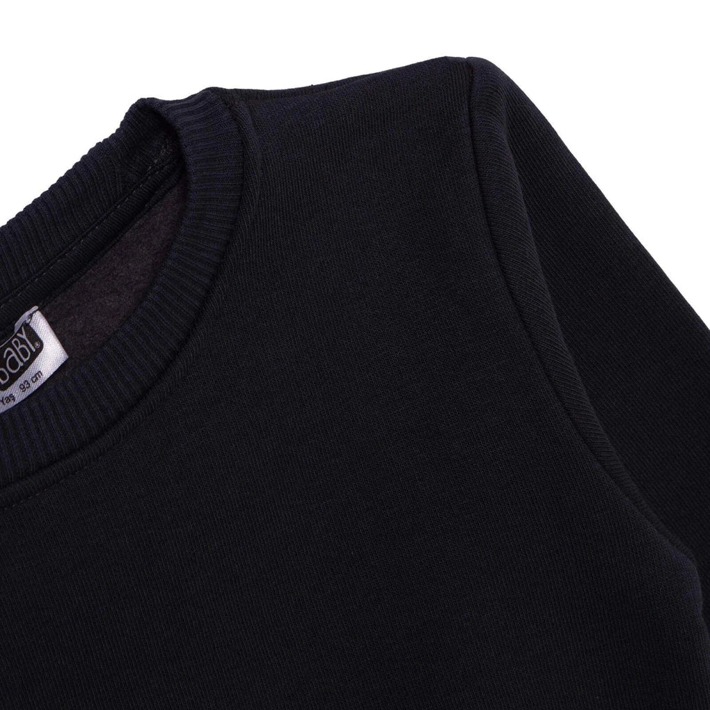 HelloBaby Brushed Back Sweat Baby Sweatshirt (3-6 Months to 4-5 Years) - Anthracite