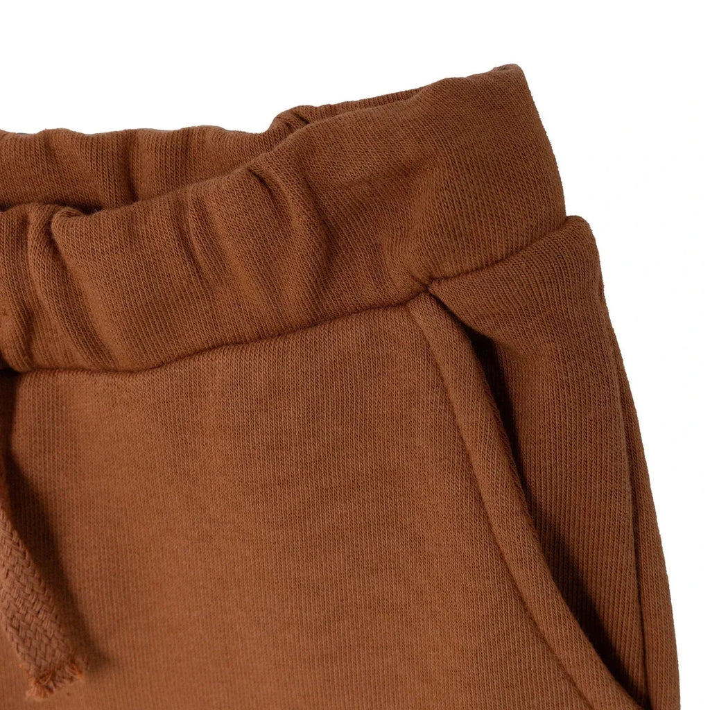 HelloBaby Animal Print Baby Sweatshirt & Joggers Set (6-9 Months to 4-5 Years) - Light Brown