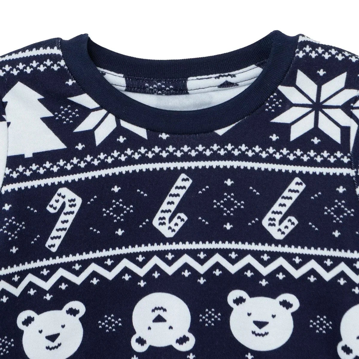 HelloBaby Festive Print Interlock Baby Pyjama Set (3-6 Months to 3-4 Years) - Navy Blue
