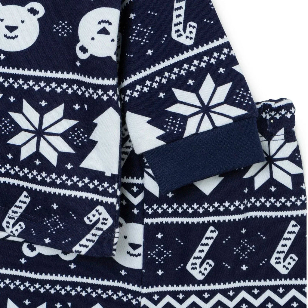 HelloBaby Festive Print Interlock Baby Pyjama Set (3-6 Months to 3-4 Years) - Navy Blue