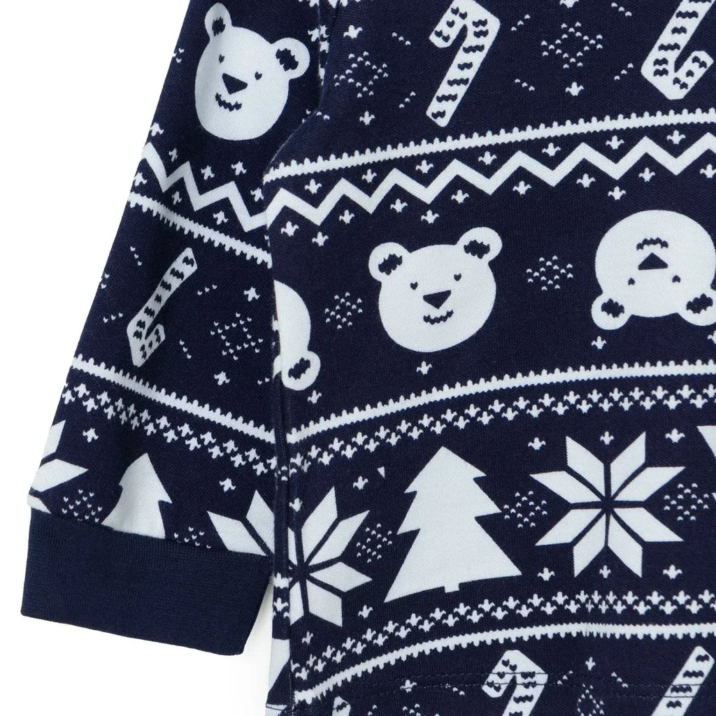 HelloBaby Festive Print Interlock Baby Pyjama Set (3-6 Months to 3-4 Years) - Navy Blue