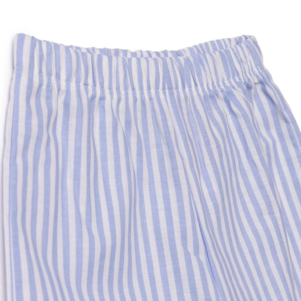 HelloBaby Striped Peter Pan Collar Baby Pyjama Set (3-6 Months to 3-4 Years) - Blue