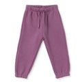 HelloBaby Drawstring Brushed Back Baby Joggers (3-6 Months to 4-5 Years) - Damson