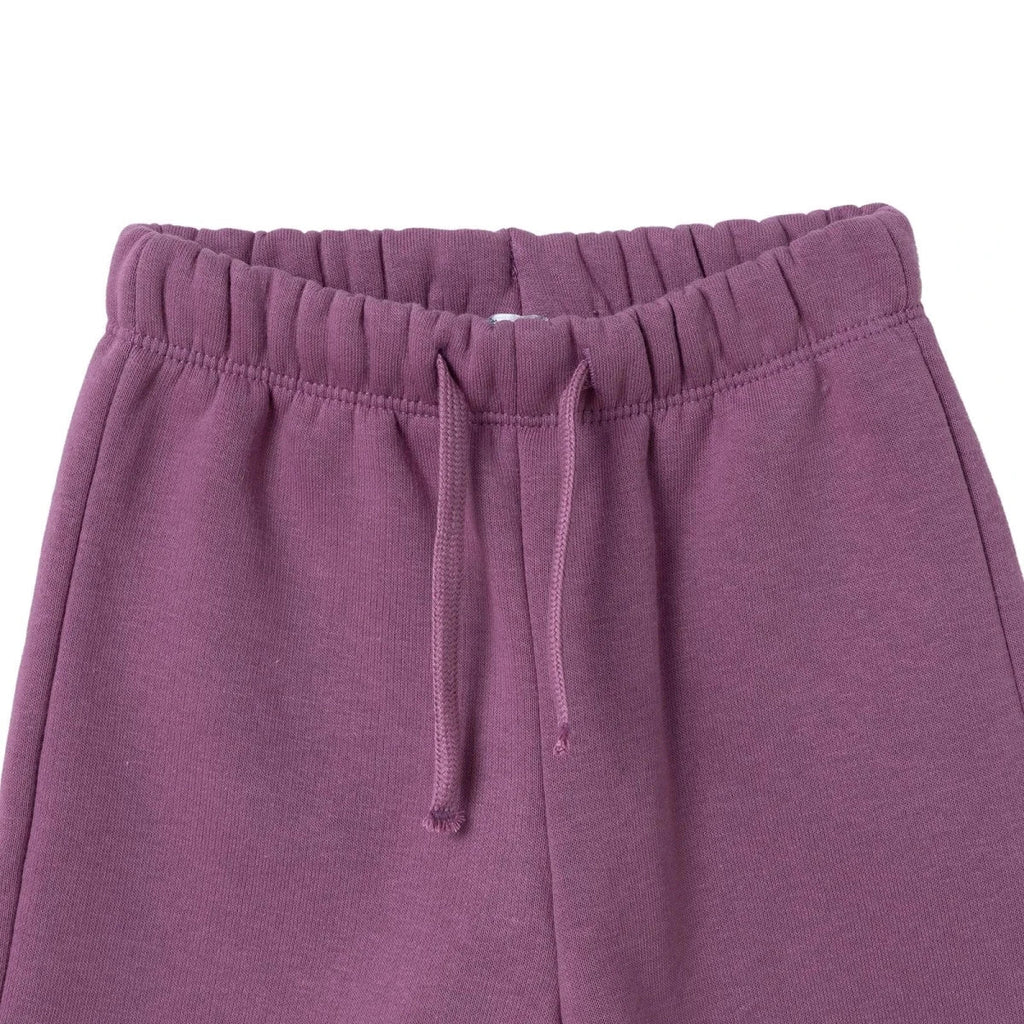 HelloBaby Drawstring Brushed Back Baby Joggers (3-6 Months to 4-5 Years) - Damson