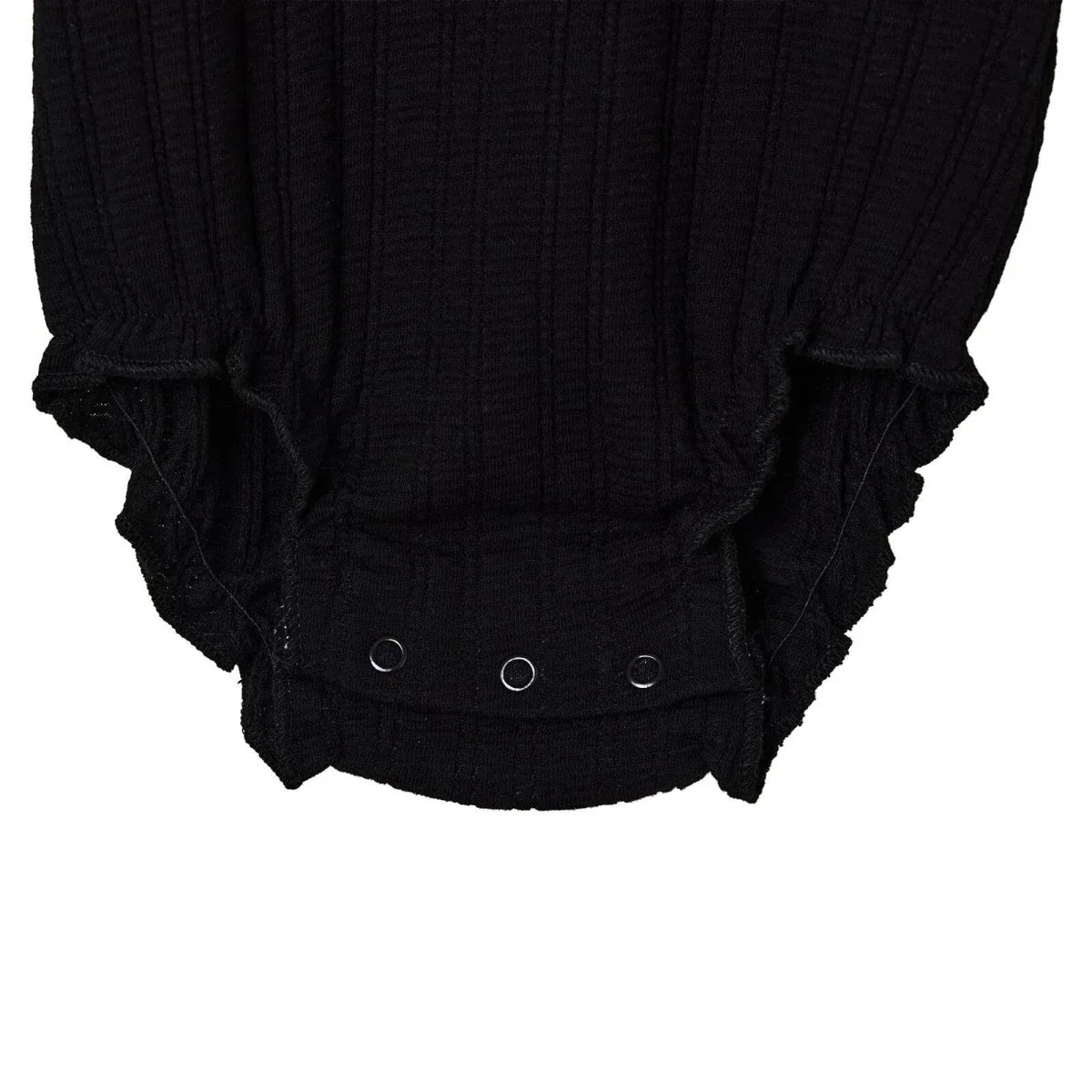 HelloBaby Long Sleeve Jacquard Knit Baby Bodysuit (1-3 Months to 2-3 Years) - Black