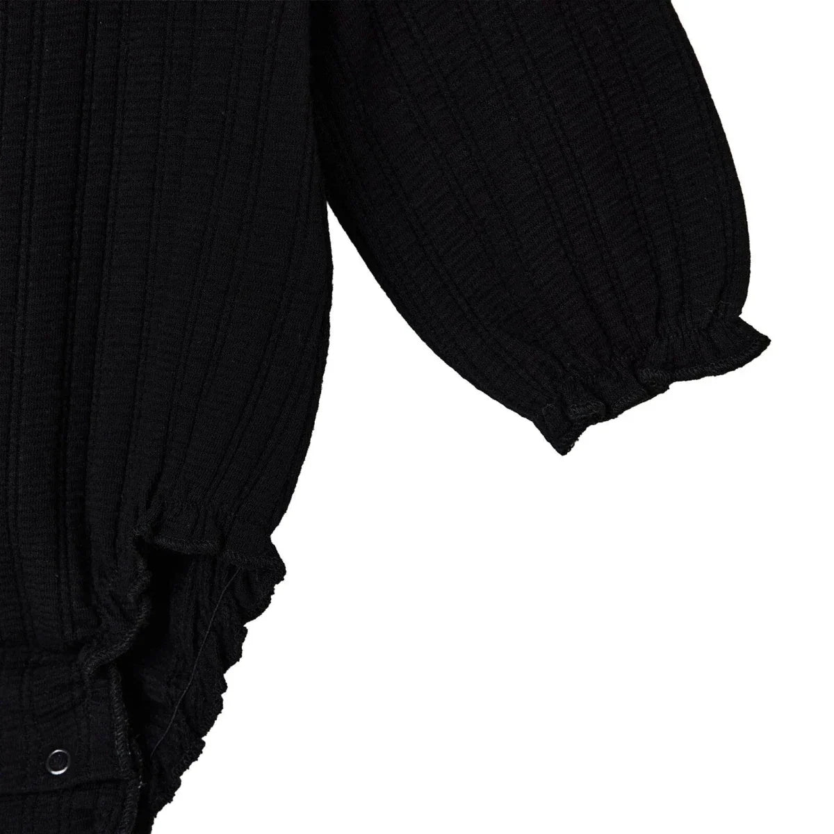 HelloBaby Long Sleeve Jacquard Knit Baby Bodysuit (1-3 Months to 2-3 Years) - Black