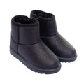 HelloBaby Zip-Up Faux Leather Baby Boots (UK 5.5 to 8.5) - Black