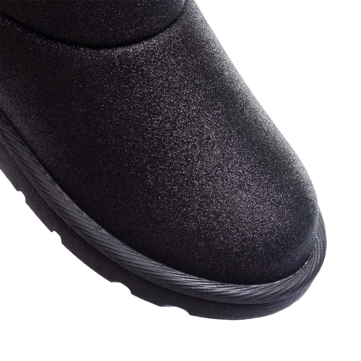 HelloBaby Zip-Up Faux Leather Baby Boots (UK 5.5 to 8.5) - Black