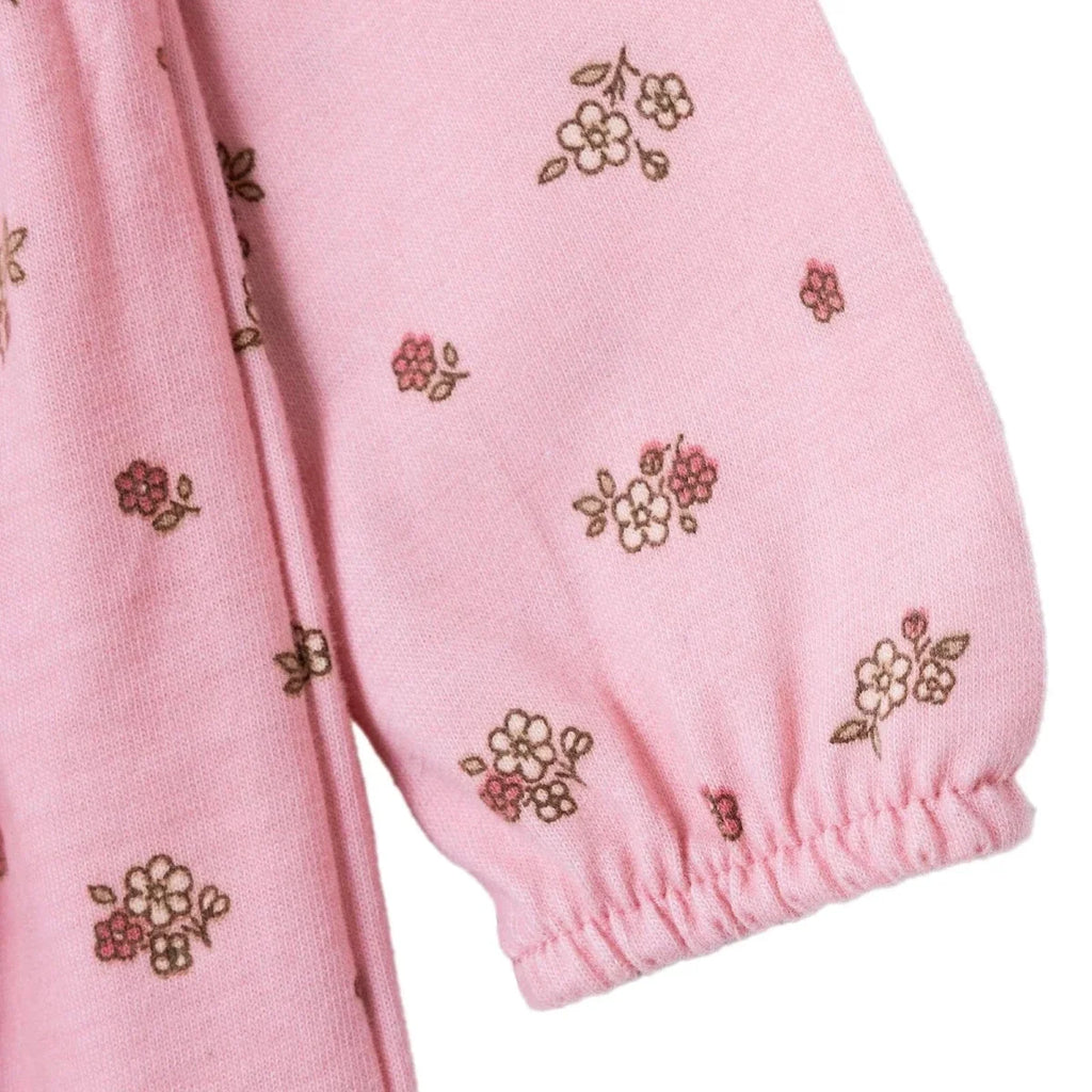 HelloBaby Long Sleeve Baby Dress (3-6 Months to 4-5 Years) - Light Rose