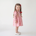 HelloBaby Long Sleeve Baby Dress (3-6 Months to 4-5 Years) - Light Rose