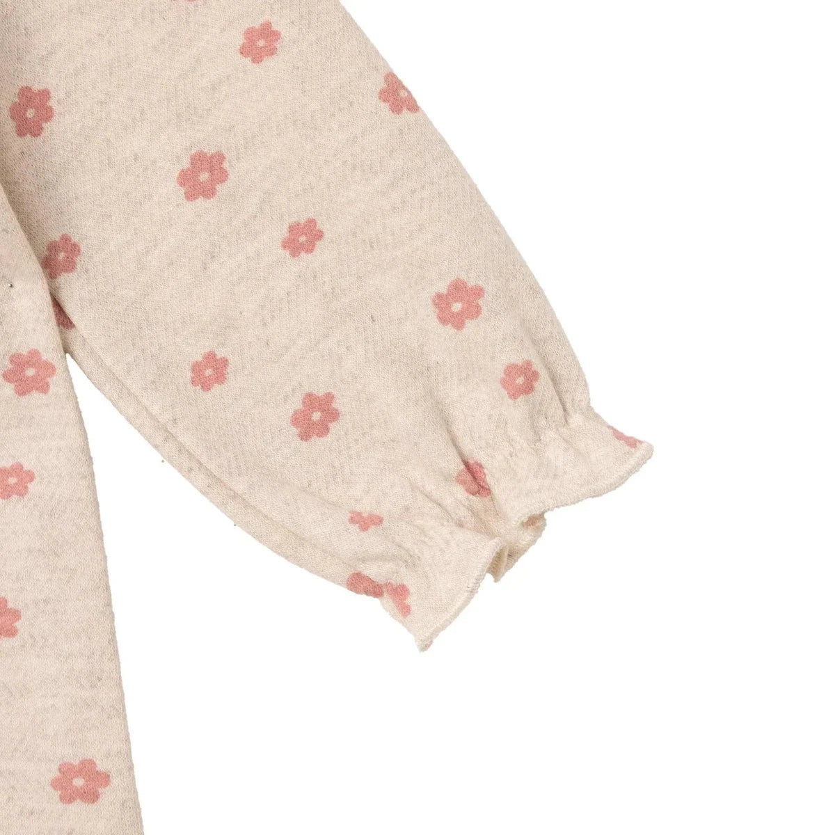 HelloBaby Long Sleeve Baby Dress (3-6 Months to 4-5 Years) - Ecru Printed