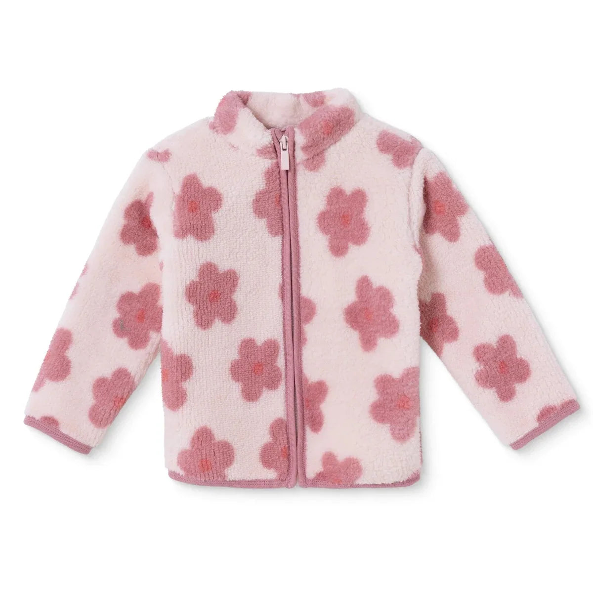 HelloBaby Soft Fleece Baby Cardigan (6-9 Months to 4-5 Years) - Pink Printed