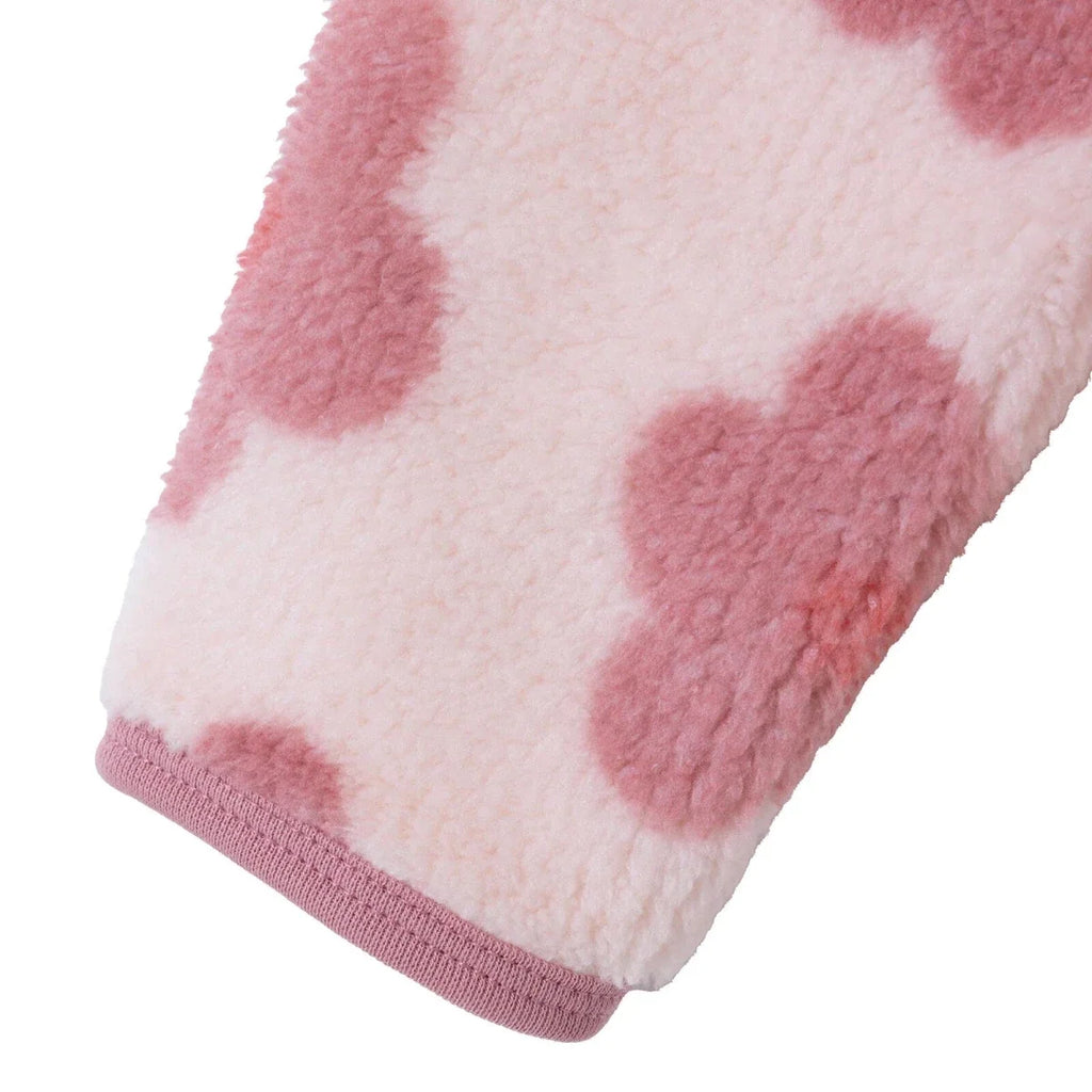 HelloBaby Soft Fleece Baby Cardigan (6-9 Months to 4-5 Years) - Pink Printed