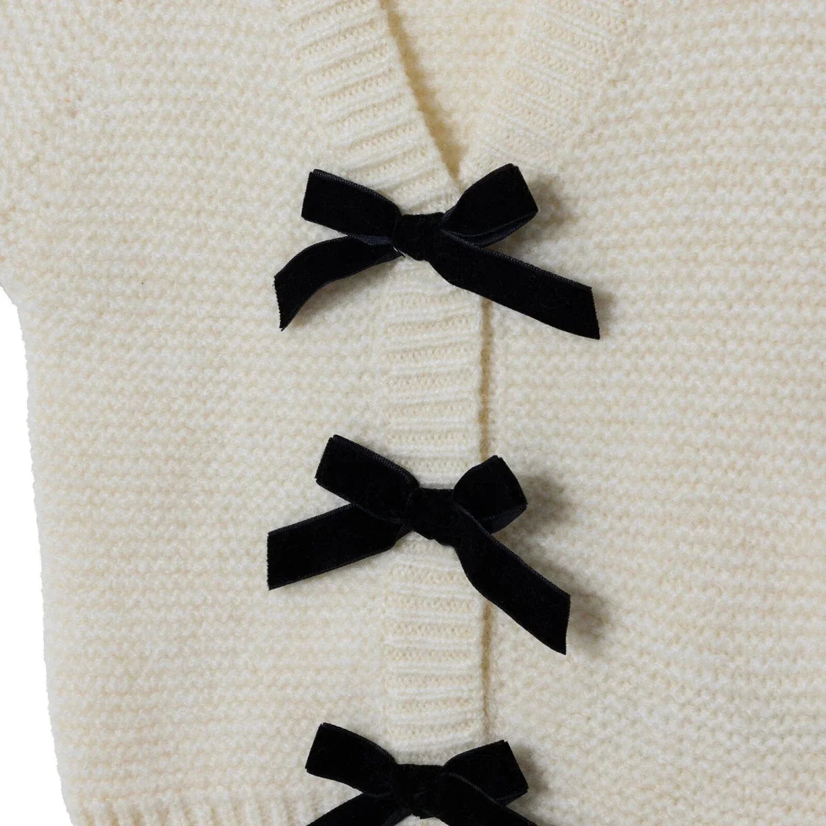 HelloBaby V Neck Knitted Baby Cardigan (9-12 Months to 4-5 Years) - Ecru