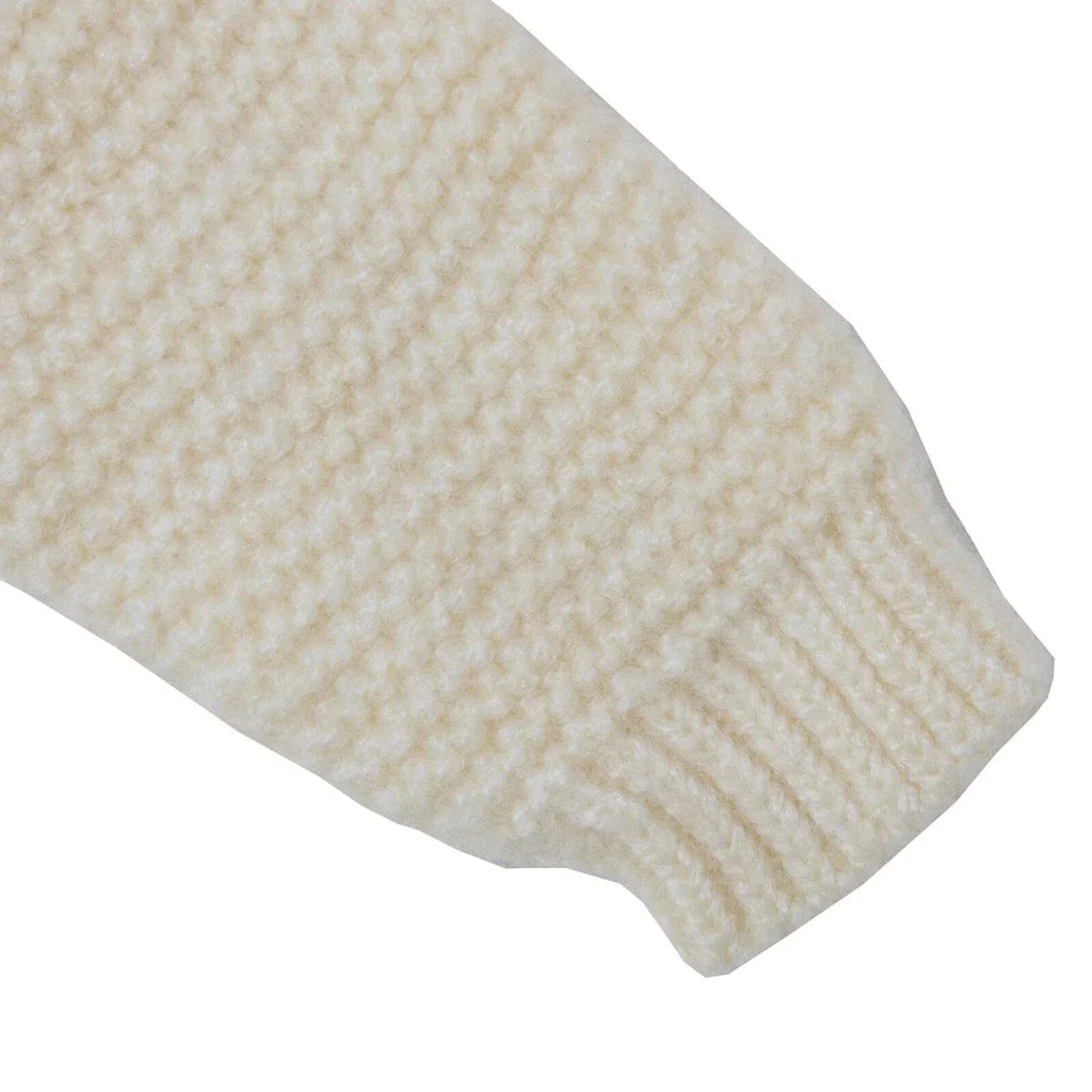 HelloBaby V Neck Knitted Baby Cardigan (9-12 Months to 4-5 Years) - Ecru